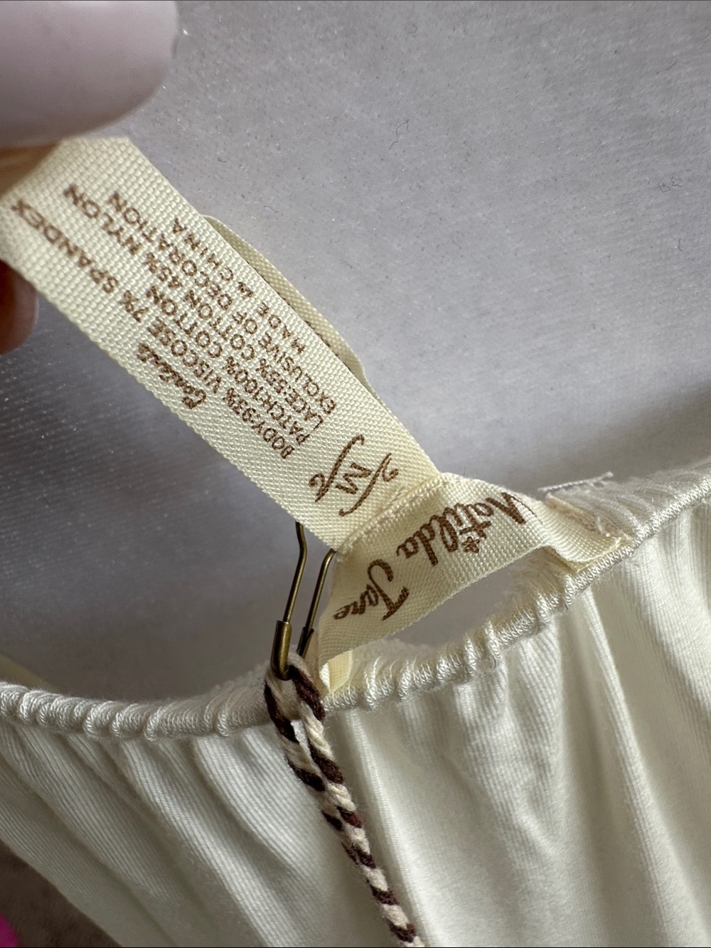 Matilda Jane Cream Lace-Trim Slip Dress - Picture 6 of 10